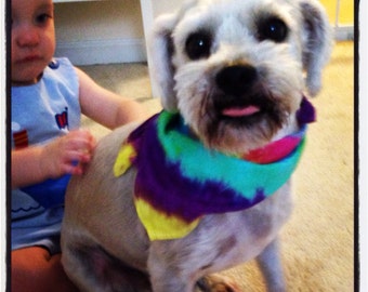 Handmade Tie Dye Bandanas