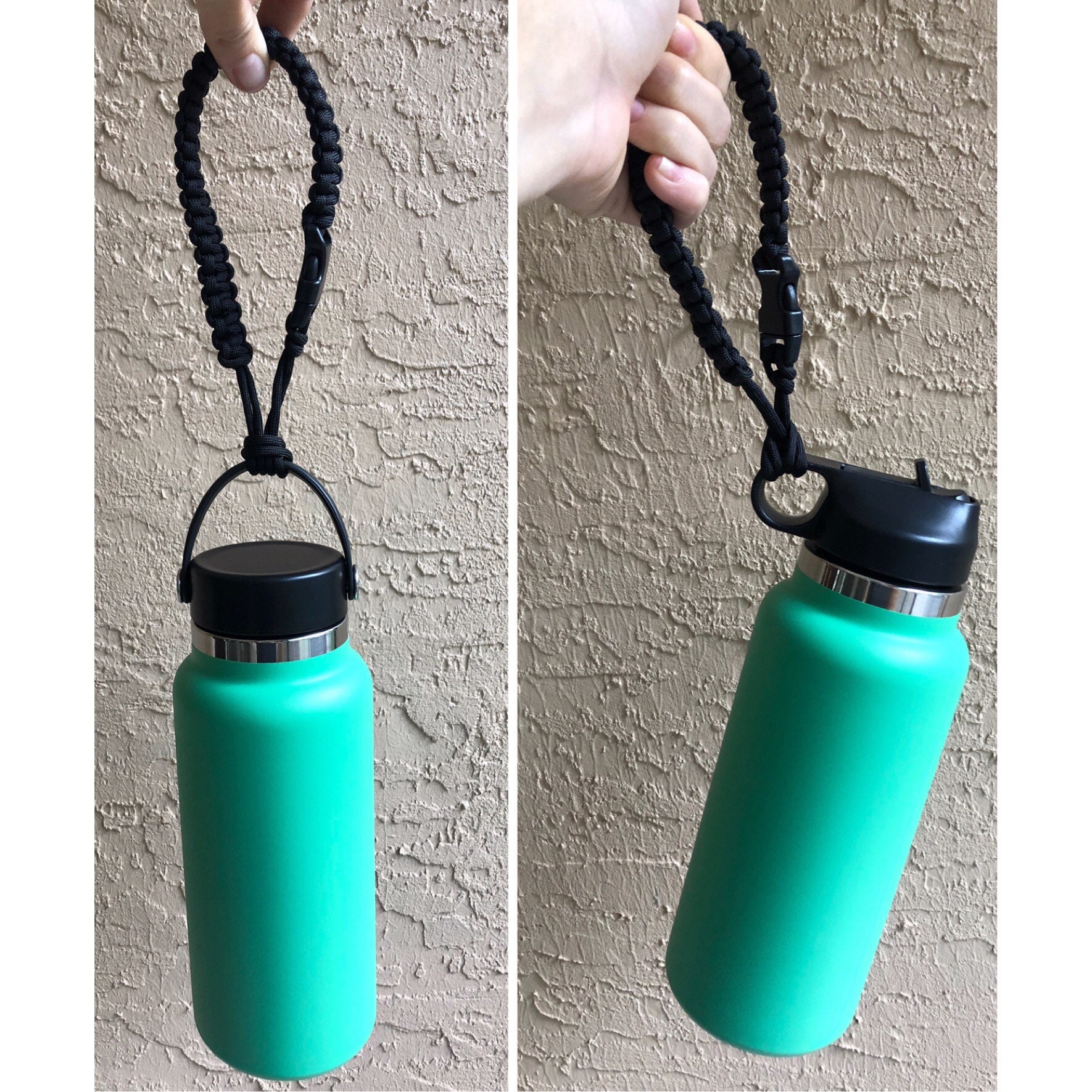 Hydro Handle, Water Flask Handle, Hibiscus, Spearmint and Sunflower Water  Bottle Holder Handle 