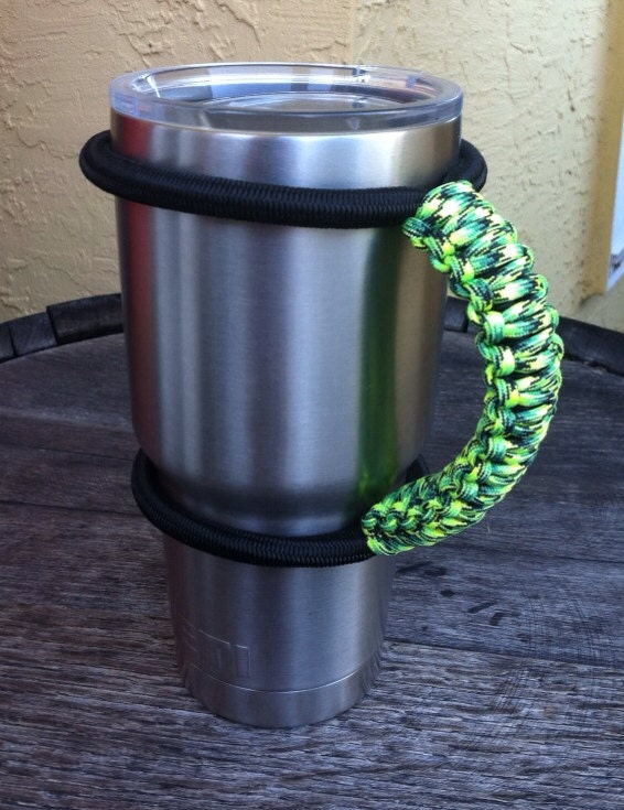 20 and 30 Oz Tumbler Handle Professional Football Team Color Paracord Handle  for 20 and 30 Oz YET Cup, Metal Tumbler 