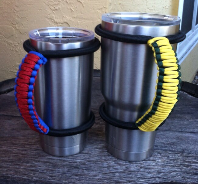 20, 26oz Yeti See Last Picture 30 Oz Tumbler Handle Paracord for 30 and 20  Oz Cups, Metal Tumbler Handle yet Cup, Bright Colors 