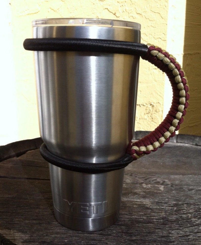 Yeti Handle 30 and 20 oz Paracord Handle College Team Colors Etsy