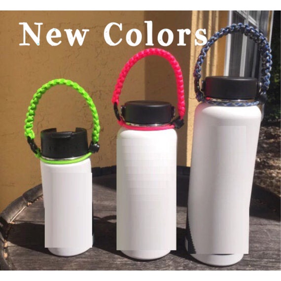 Paracord Handle For Water Bottle And Silicone Sleeve Boot