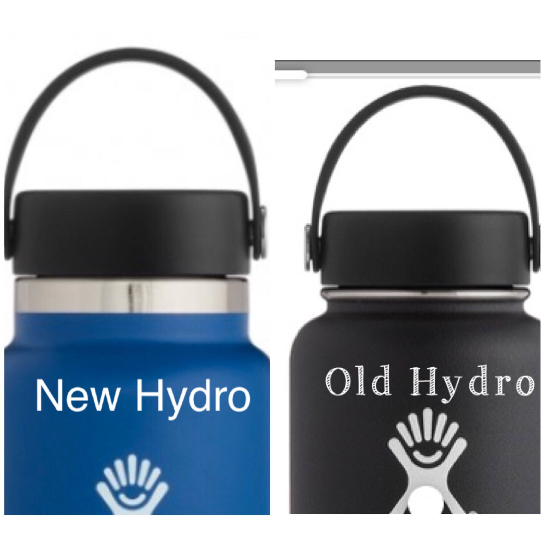 Hydro Handle, Wide Mouth Withrim on Neck Water Flask Handle, Shave