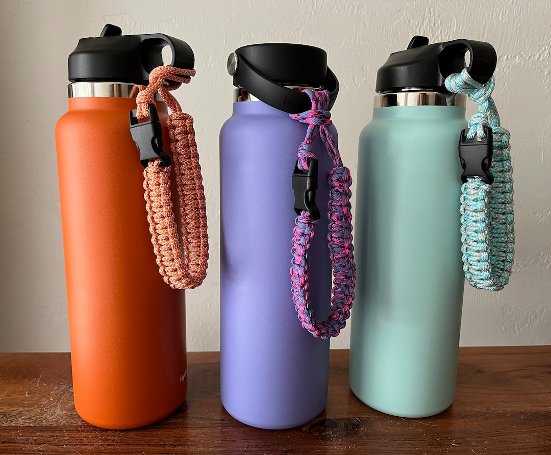 Straw Lid and Paracord Handle for Simple Modern Bottle