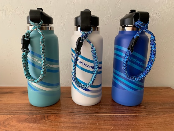 Hydro Handle, Water Flask, Water Bottle Holder Handle Bayou, Wave,  Whitecap, Refill for Good 