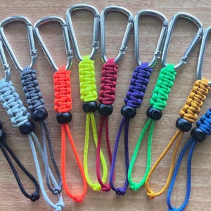 Survival Paracord Water Bottle Holders Solid Colors
