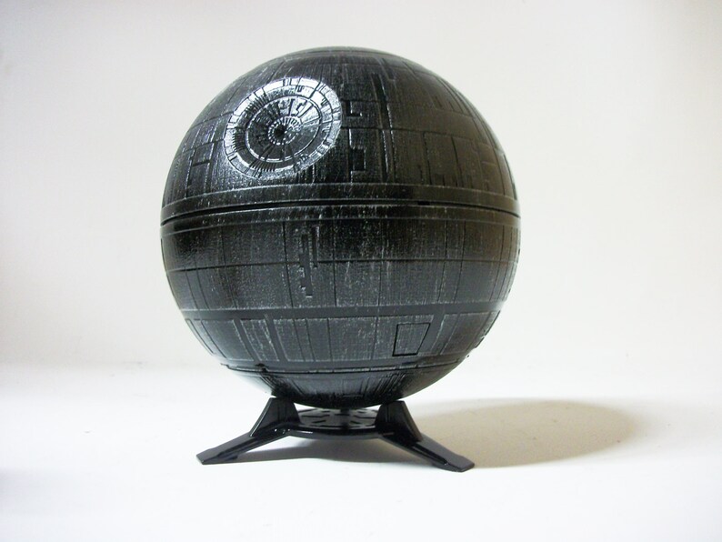 Star Wars exclusive custom painted lamp death star Etsy