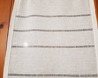 White door curtain, linen door panel, french linen curtain, french linen panel, embroidered curtain, long linen panel, custom curtain