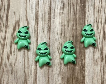 Green Oggie Boogie Man earrings or pin