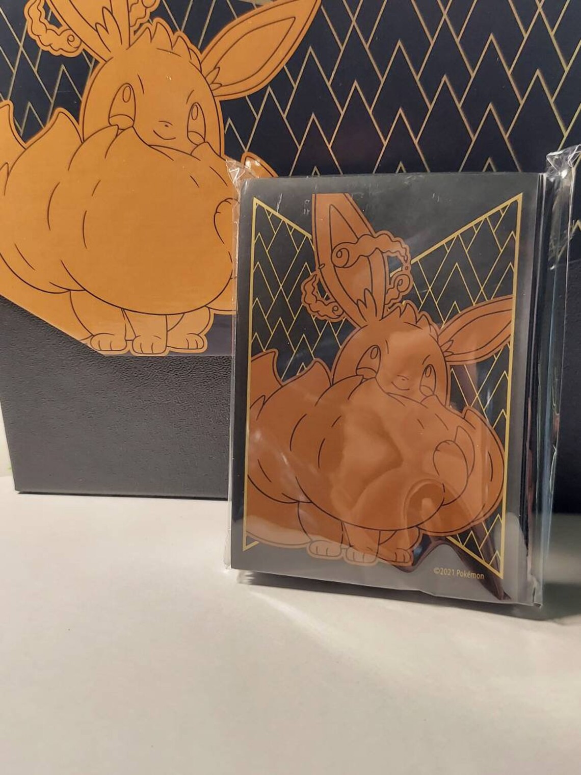 Pokemon Eevee sealed card sleeves Shining Fates sealed and Etsy