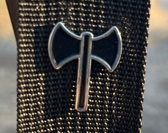 Labrys Axe symbol - Lesbian Feminist LGBT Support Pride Symbol - Lapel or Fabric Enamel Pin