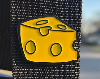 Cheddar Slice Yellow Cheese Enamel Pin