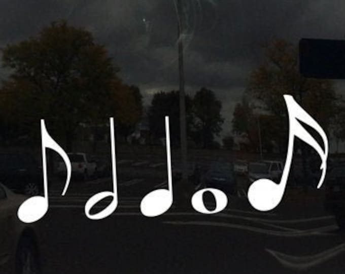 Assorted Music Note Sheet Music Symbols Vinyl Decal Sticker