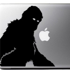 Sasquach Big Foot #2 - Yeti legendäre Kreaturen und Kryptozoologie - Macbook und Ipad Aufkleber benutzerdefinierte Farben und Größen erhältlich