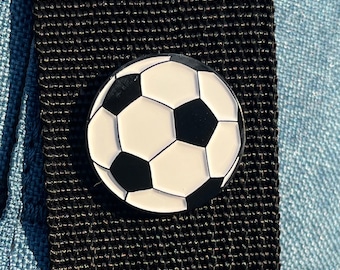 Soccer Ball Team 1 inch Enamel Pin