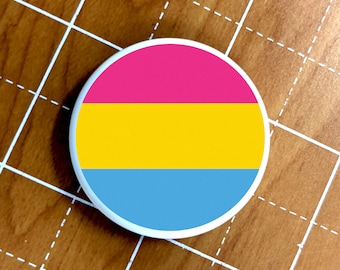 Skin for Airtag Pansexual Pride Flag LGBTQ+ Pan Sexual Pride Flag  - Vibrant color vinyl decal