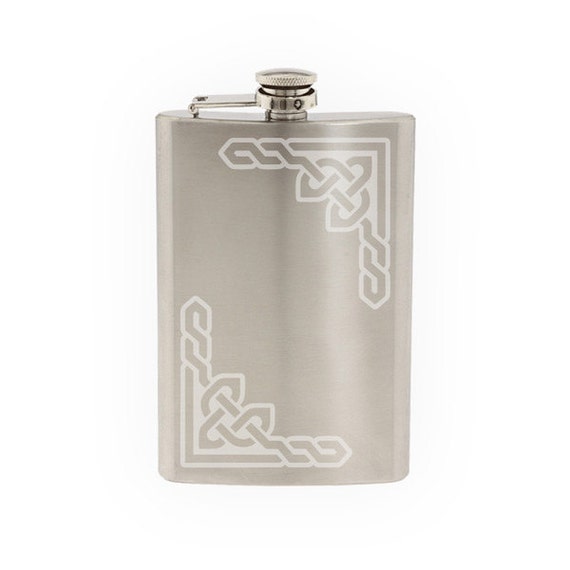8oz Lucky in Love - Horseshoe Stainless Steel Flask 8oz Lucky in Love - Horseshoe Stainless Steel Flask