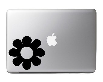 Flower Petal #1 - flower power hippie peace love -Macbook,and Car Decal Custom Colors and Sizes Available