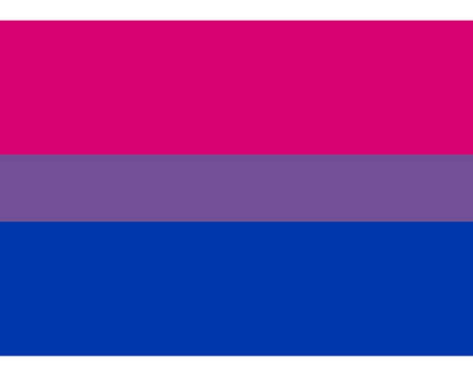 Bi Bisexual Flag - LGBT Rights Support Pride Symbol - Vibrant Color Vinyl Decal