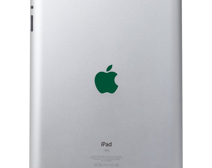 Forest Green Vinyl Decal Apple Cover - Color Changer - Sized for Ipad