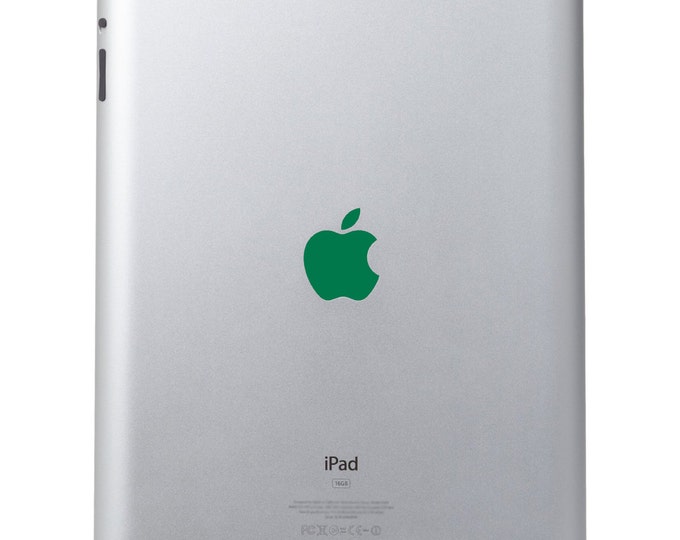 Green Vinyl Decal Apple Cover - Color Changer - Sized for Ipad