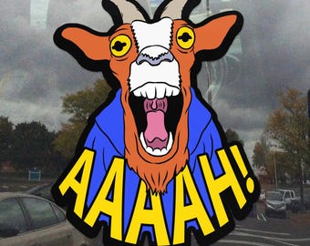 Prepotente Screaming Sticker - AAAAH Vinyl Decal - Dungeon Crawler Carl Fan Art