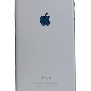 Black Glitter iPhone Apple Color Changer Decal - Vinyl Decal Sticker Phone