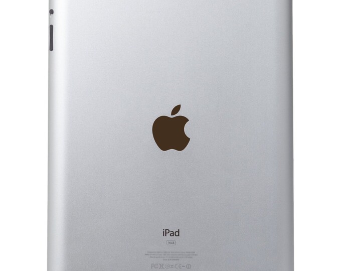 Brown Vinyl Decal Apple Cover - Color Changer - Sized for Ipad