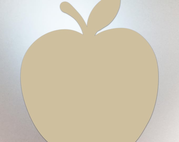 Beige Apple Shaped Decal – Vinyl Sticker Compatible with MacBook Neo - Compatible with All MacBook Models