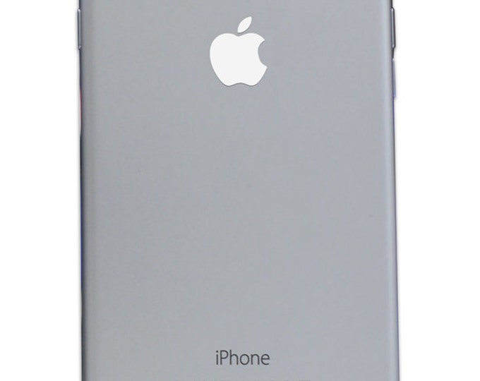 White iPhone Apple Color Changer Decal - Vinyl Decal Sticker Phone