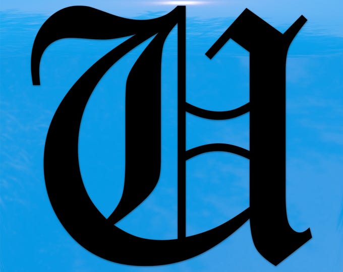 Old English Letter U Sticker - Vinyl Decal for Indoor & Outdoor Use on Cars, ATV, Boats, Windows and More