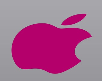 Hot Pink Macbook Apple Color Changer Decal - Opaque Vinyl Decal Sticker for All Macbook Models