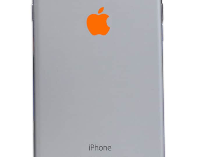 Orange iPhone Apple Color Changer Decal - Vinyl Decal Sticker Phone