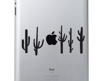 Cactus Ipad Decal Custom Colors and Sizes Available