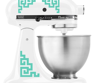 Japanese Traditional Medallion Pattern - Vinyl Decal Set for Kitchen Mixers