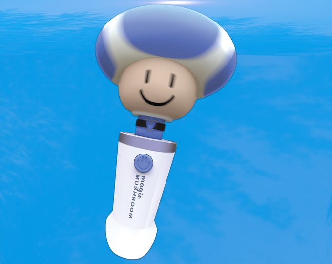 Magic Mushroom Wand Powerup Vibe Decal – Vinyl Sticker for Cars, Laptops, Windows and Water Bottles – Durable, Weatherproof, Easy to Apply