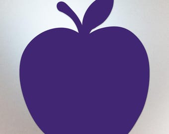 Purple Apple Shaped Decal – Vinyl Sticker Compatible with MacBook Neo - Compatible with All Models