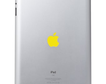 Yellow Vinyl Decal Apple Cover - Color Changer - Sized for Ipad