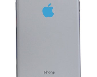 Light Blue iPhone Apple Color Changer Decal - Vinyl Decal Sticker Phone