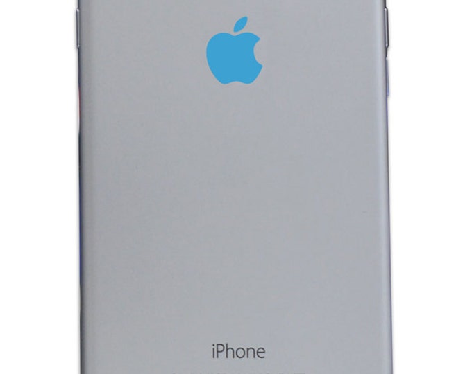 Light Blue iPhone Apple Color Changer Decal - Vinyl Decal Sticker Phone
