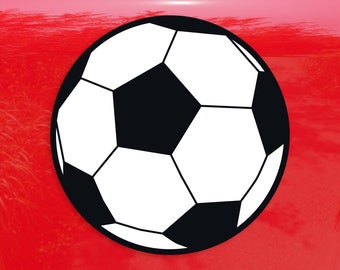 Soccer Ball Sports Logo - Vibrant Color Vinyl Decal Sticker