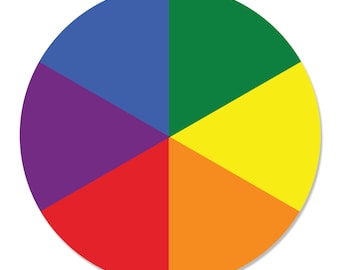 Pride Flag Circle Chart Triangle Pie - Vibrant color vinyl decal