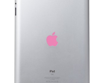 Soft Pink Vinyl Decal Apple Cover - Color Changer - Sized for Ipad