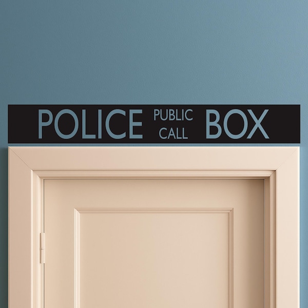 Police Box Design Police Phone Box - Etsy