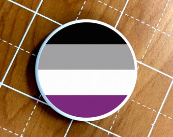 Skin for Airtag Asexual Flag LGBTQ+ Pride Flag - vibrant color vinyl decal
