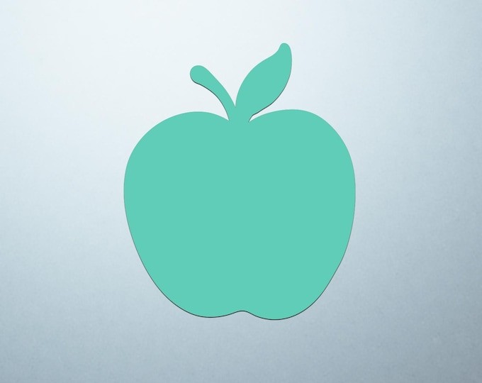Mint Apple Shaped Logo Cover Decal – Vinyl Sticker for Laptops, Notebooks, and Tablets with Apple-Shaped Logos