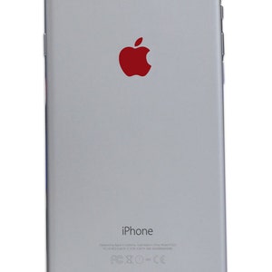 Dark Red iPhone Apple Color Changer Decal - Vinyl Decal Sticker Phone