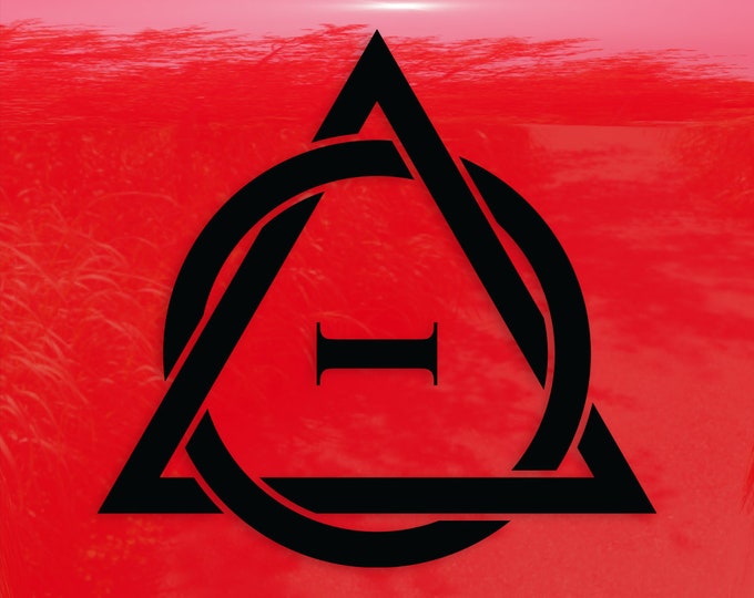 Therian Symbol Decal – Spiritual Vinyl Sticker for Cars, Laptops, and More