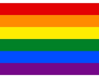 Rainbow Pride Flag - LGBT Rights Gay Lesbian Bi Transgender Unity Love Support Pride Symbol - Vibrant Color Vinyl Decal