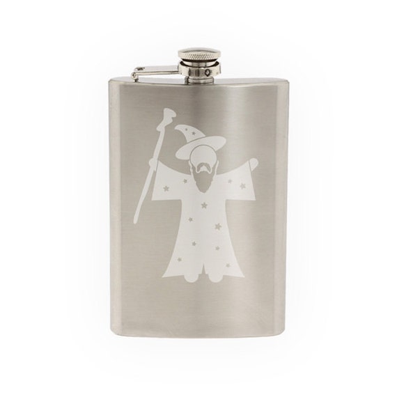 8oz Wizard and Dragon Stainless Steel flask 8oz Wizard and Dragon Stainless Steel flask